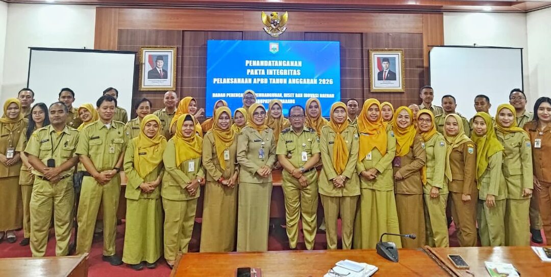 Penandatanganan Pakta Integritas Bapperida Kabupaten Semarang Pelaksanaan Tahun Anggaran 2026