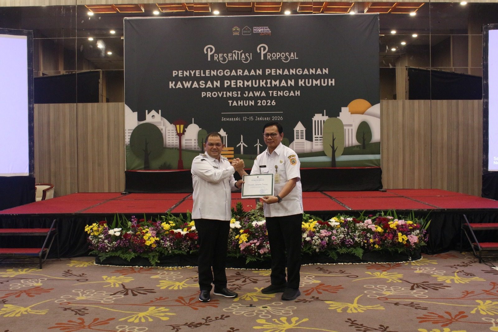 Presentasi Proposal Penyelenggaraan Penanganan Kawasan Permukiman Kumuh Provinsi Jawa Tengah Tahun 2026