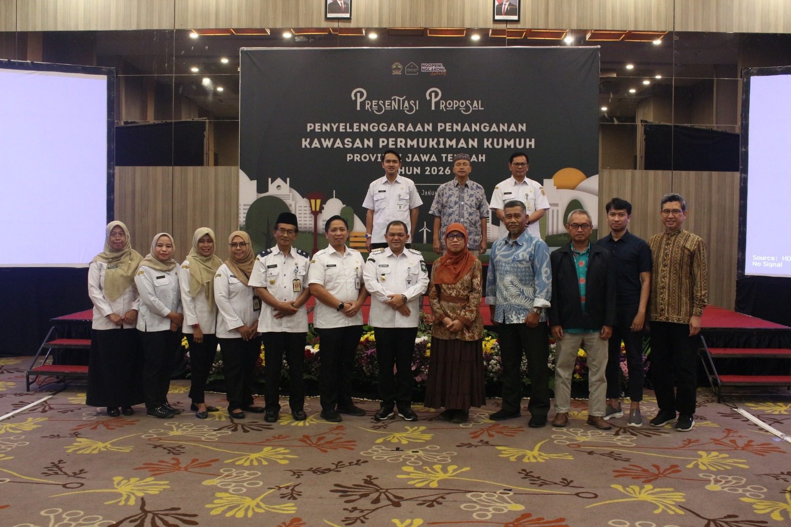 Presentasi Proposal Penyelenggaraan Penanganan Kawasan Permukiman Kumuh Provinsi Jawa Tengah Tahun 2026