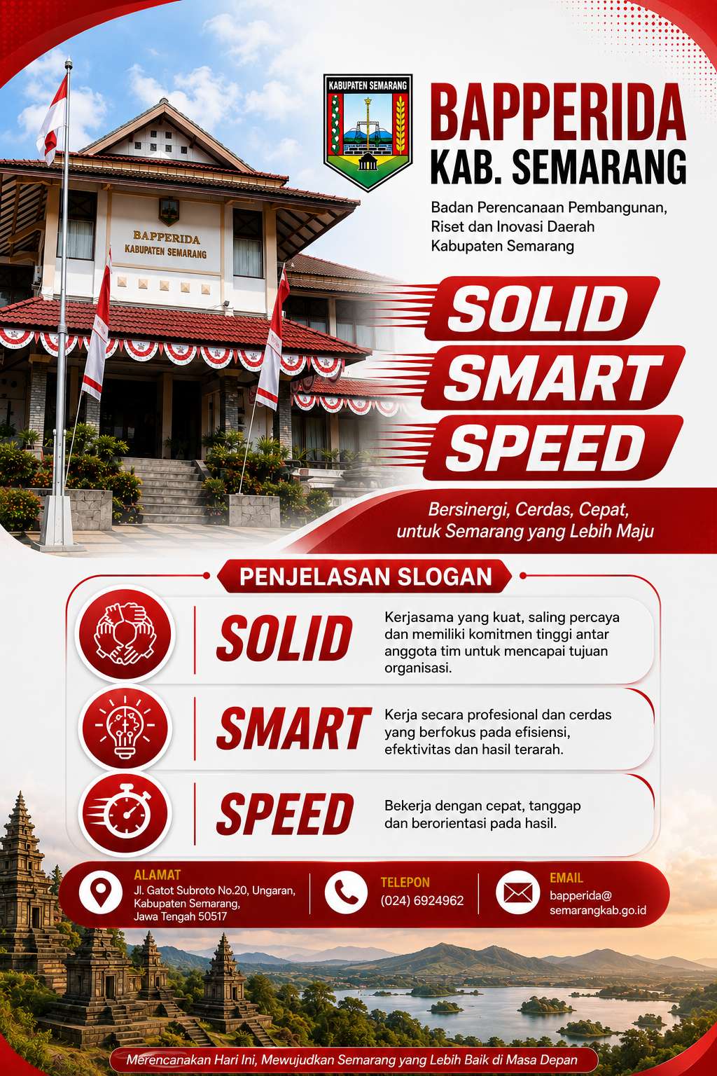 Slogan Solid Smart Speed Bapperida Kab. Semarang